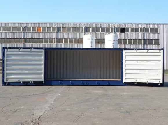 RECIPIENTE MARÍTIMO DE ABERTURA LATERAL CUBO DE ALTA 40 PÉS - NOVO