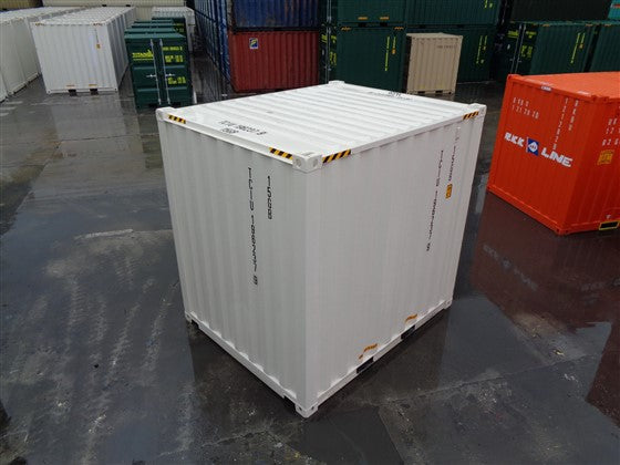 RECIPIENTE MARINHO DE CUBO DE ALTO 10 PÉS - BRANCO
