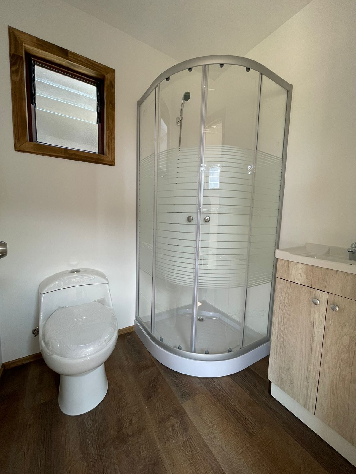Cabana modular fumada de 18 m²