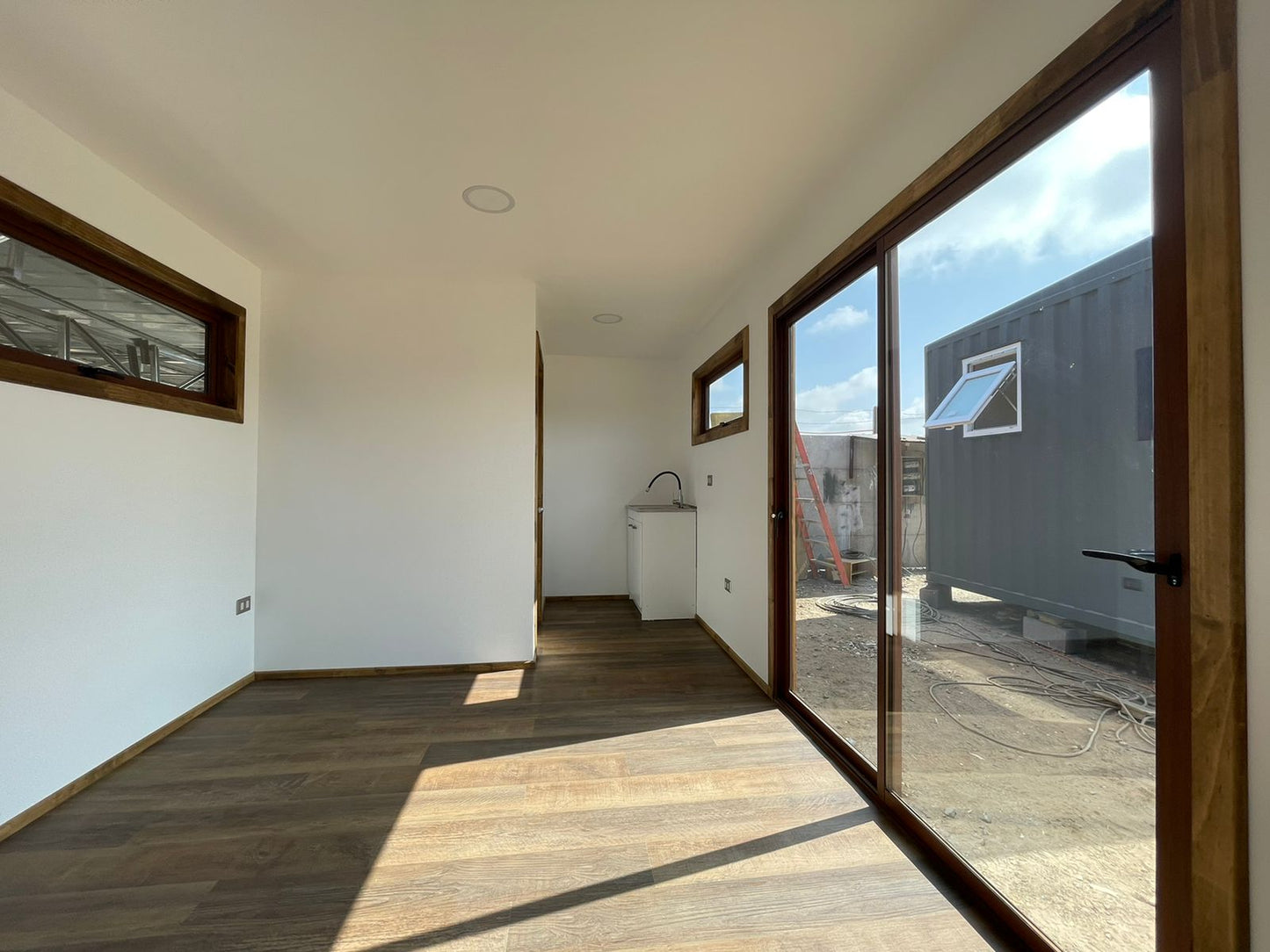 Cabana modular fumada de 18 m²