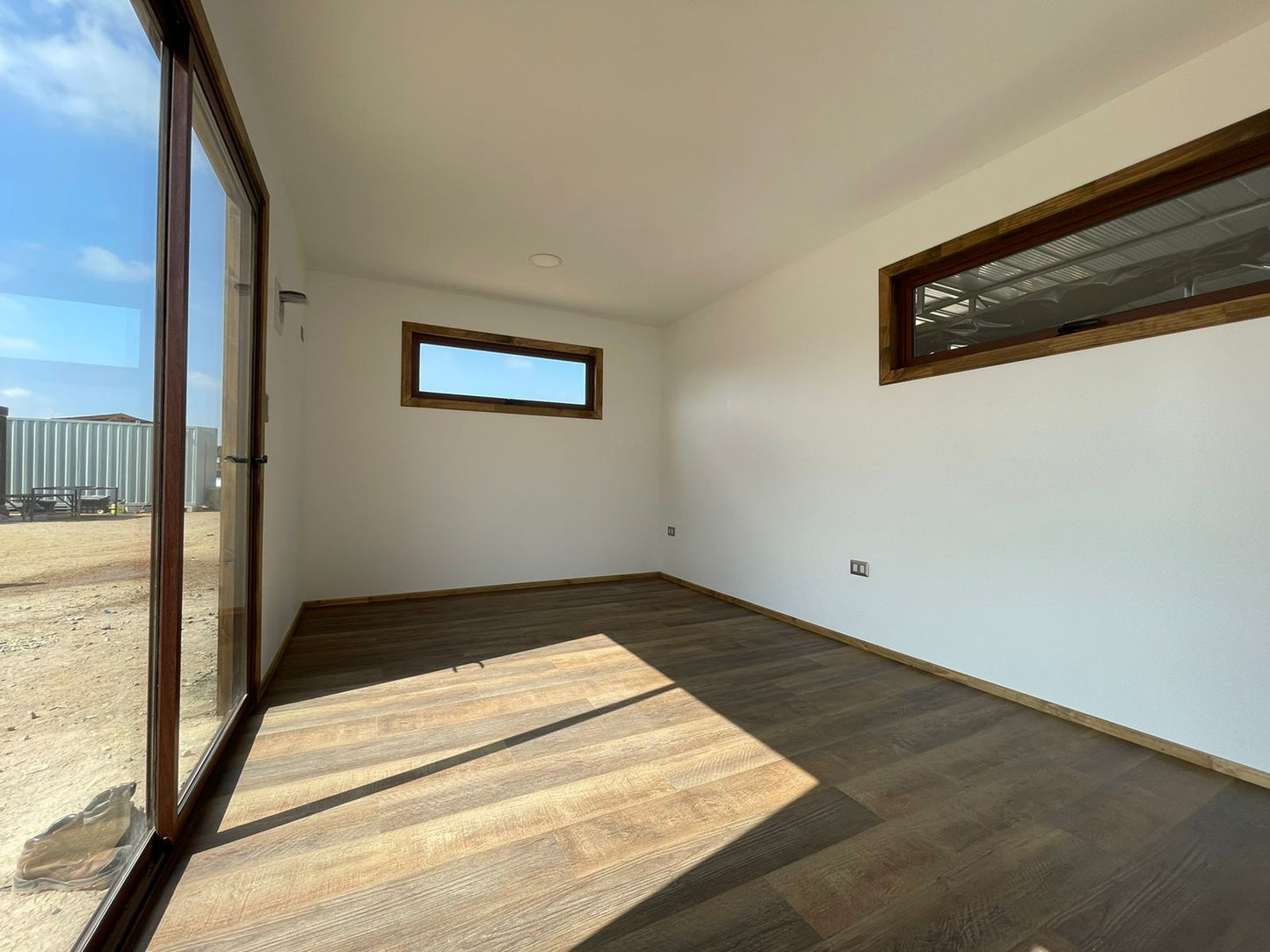 Cabana modular fumada de 18 m²