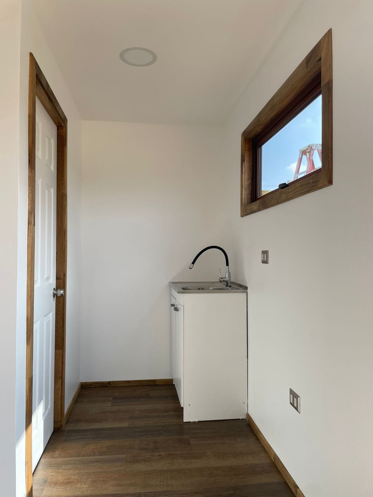 Cabana modular fumada de 18 m²
