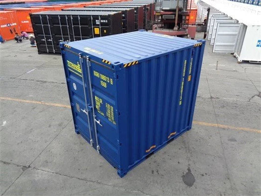 RECIPIENTE MARINHO AZUL CUBO DE ALTO 10 PÉS - NOVO