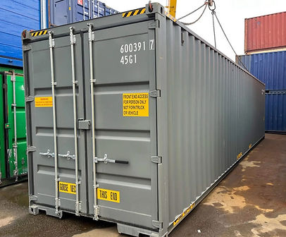Contenedor High Cube de 40 pies con doble puerta – Estándar IICL