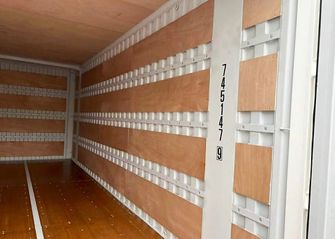 Contenedor de envío móvil High Cube de 25 pies: ancho optimizado para palés